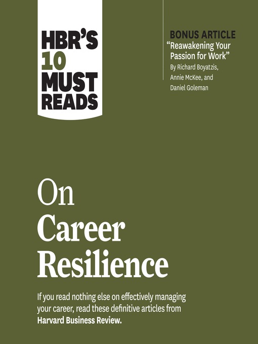 Cover image for HBR's 10 Must Reads on Career Resilience